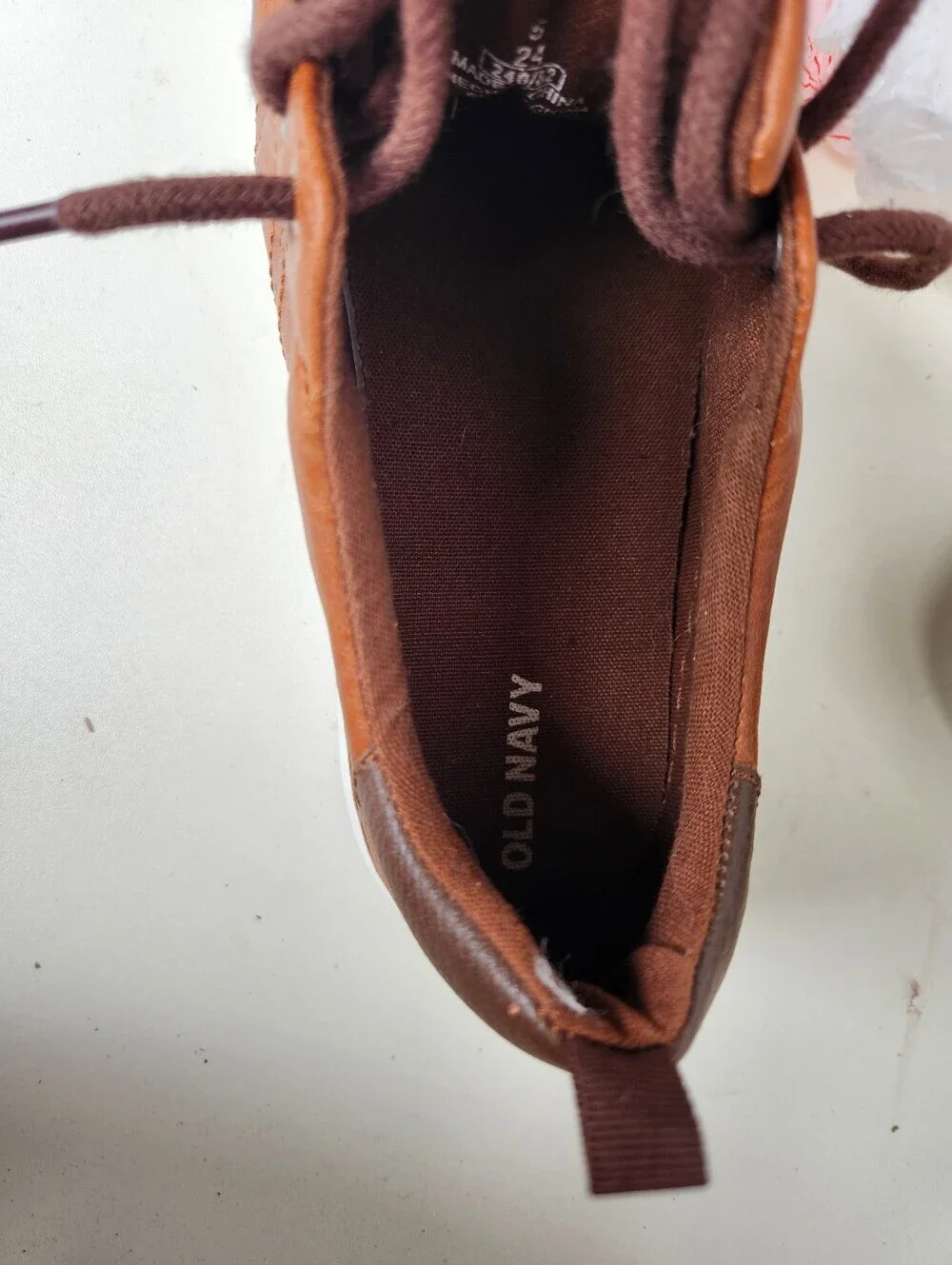 Old Navy Youth  Brown Casual Sneakers Shoes Sz 5